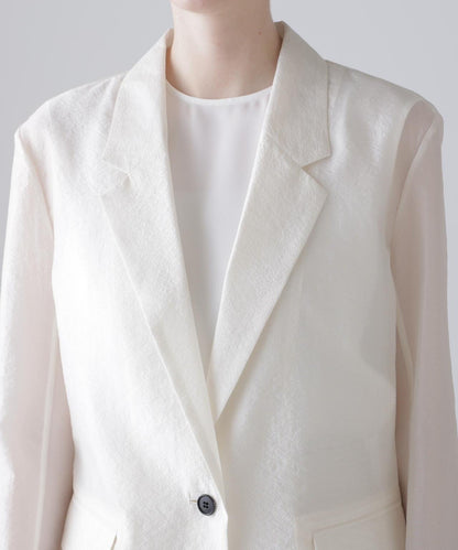 絲感歐根紗夾克