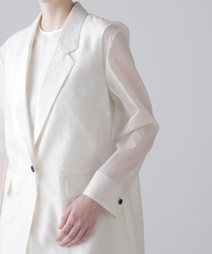 絲感歐根紗夾克