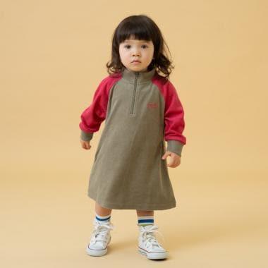 リンク 毛巾布連衣裙