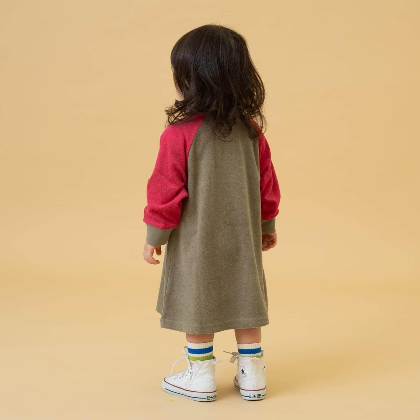 リンク 毛巾布連衣裙