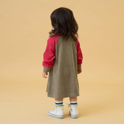 リンク 毛巾布連衣裙