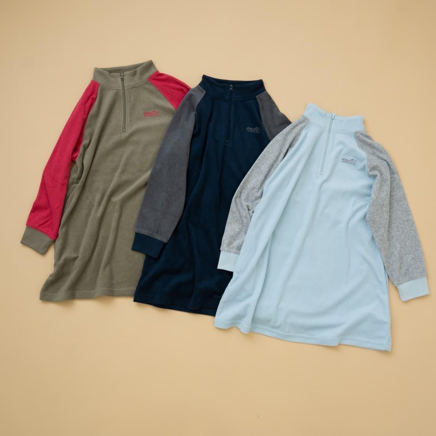 リンク 毛巾布連衣裙