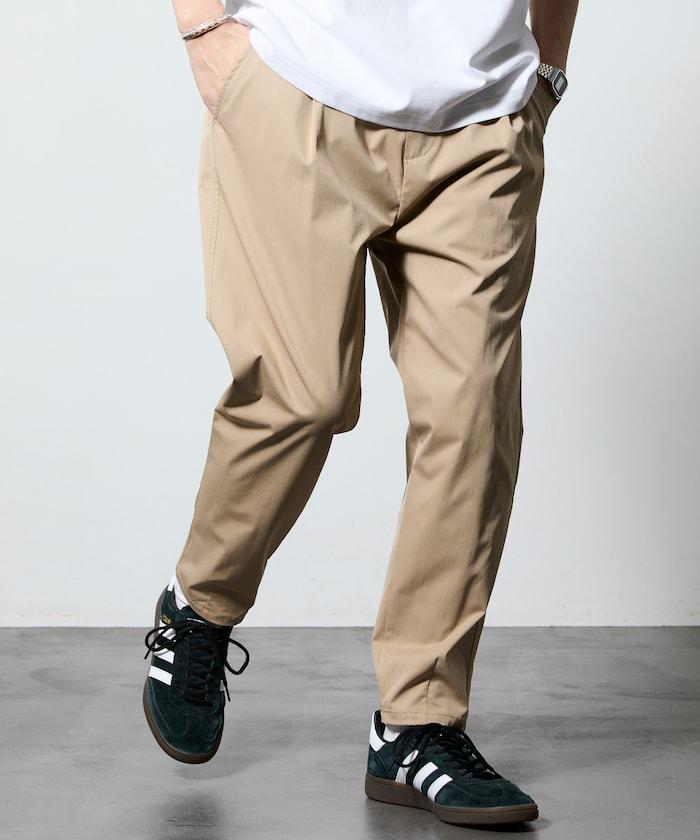 修身錐形版型 聚酯斜紋 休閒褲