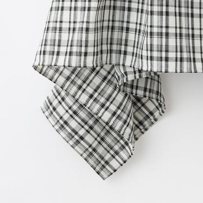 不規則下襬長款上衣套裝