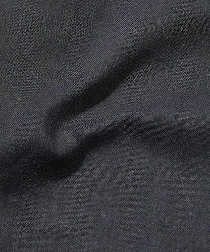 Relax Fit 亞麻混紡 立領 套頭襯衫