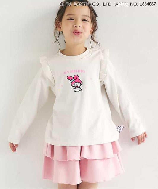 サンリオキャラクターズ（三麗鷗角色） 荷葉邊T恤