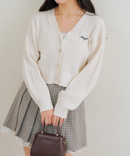 多款紐扣 麻花紋 針織開衫