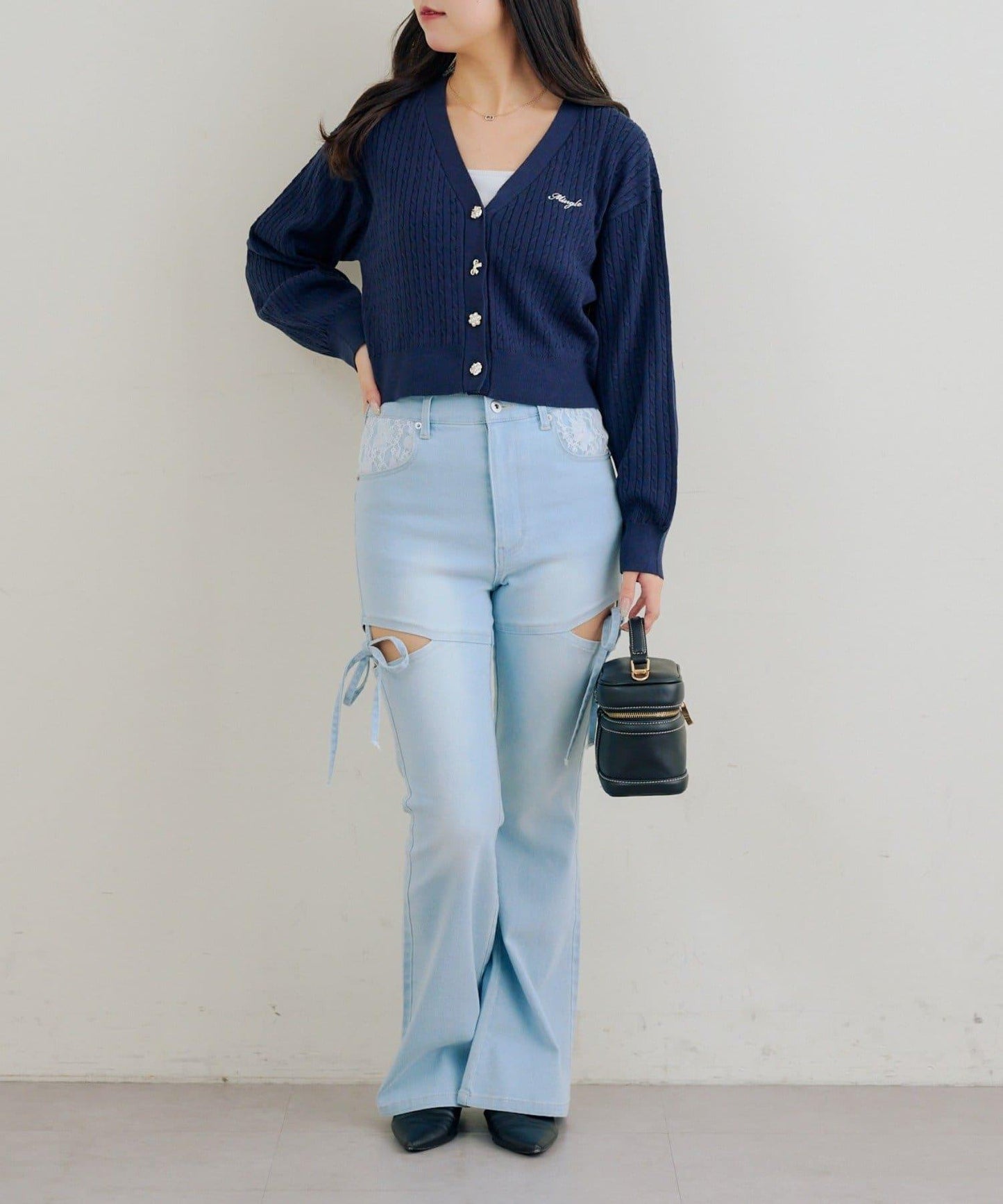 多款紐扣 麻花紋 針織開衫