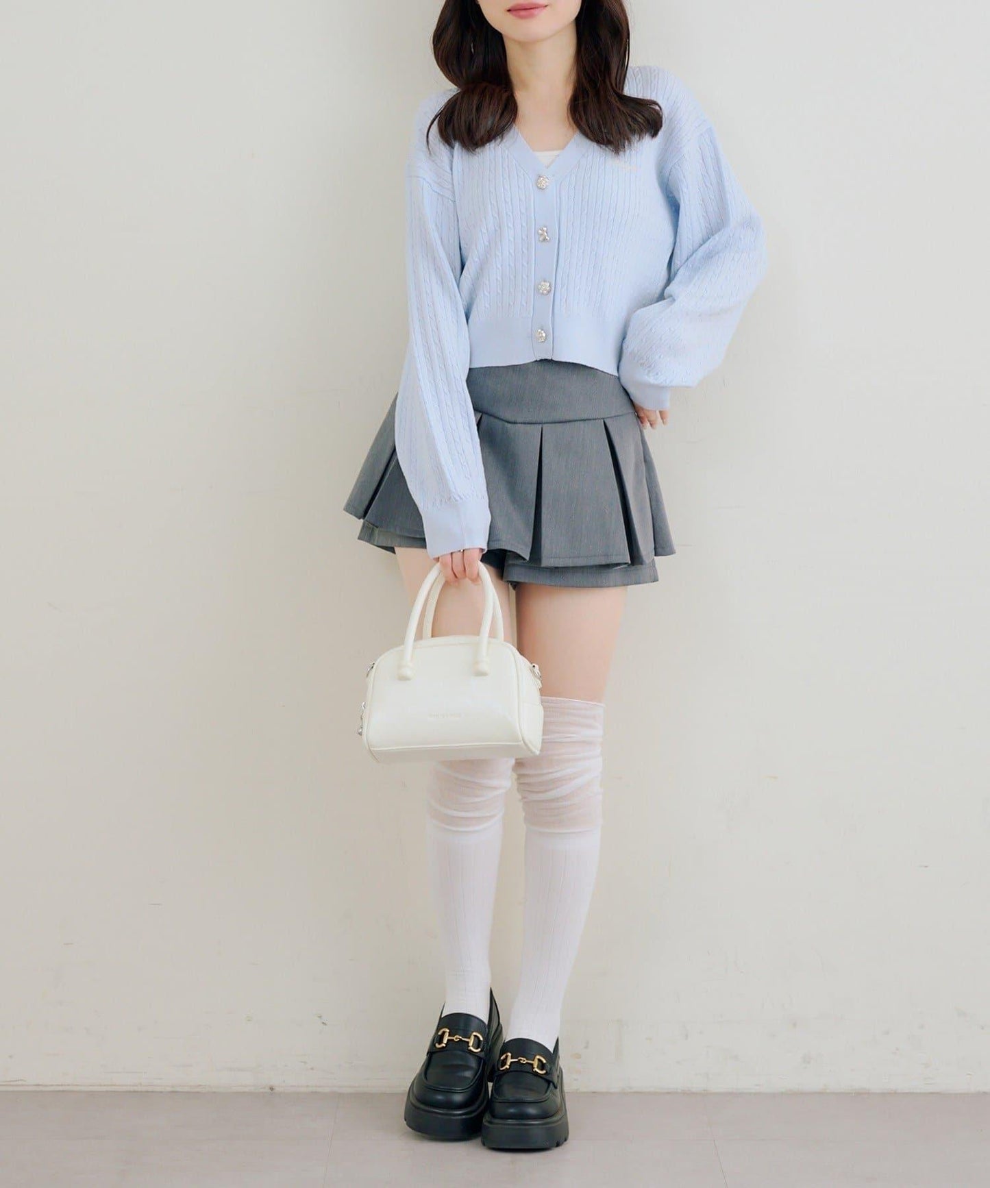 多款紐扣 麻花紋 針織開衫