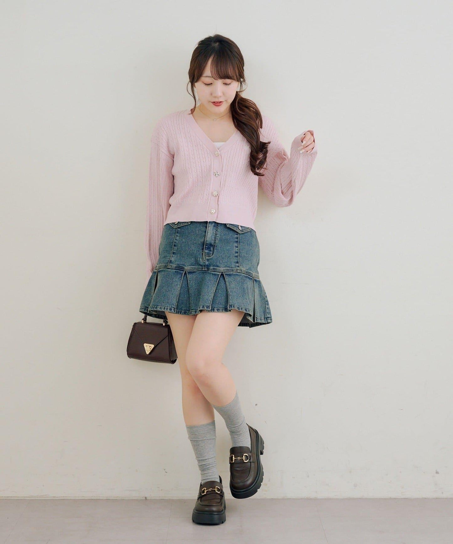 多款紐扣 麻花紋 針織開衫