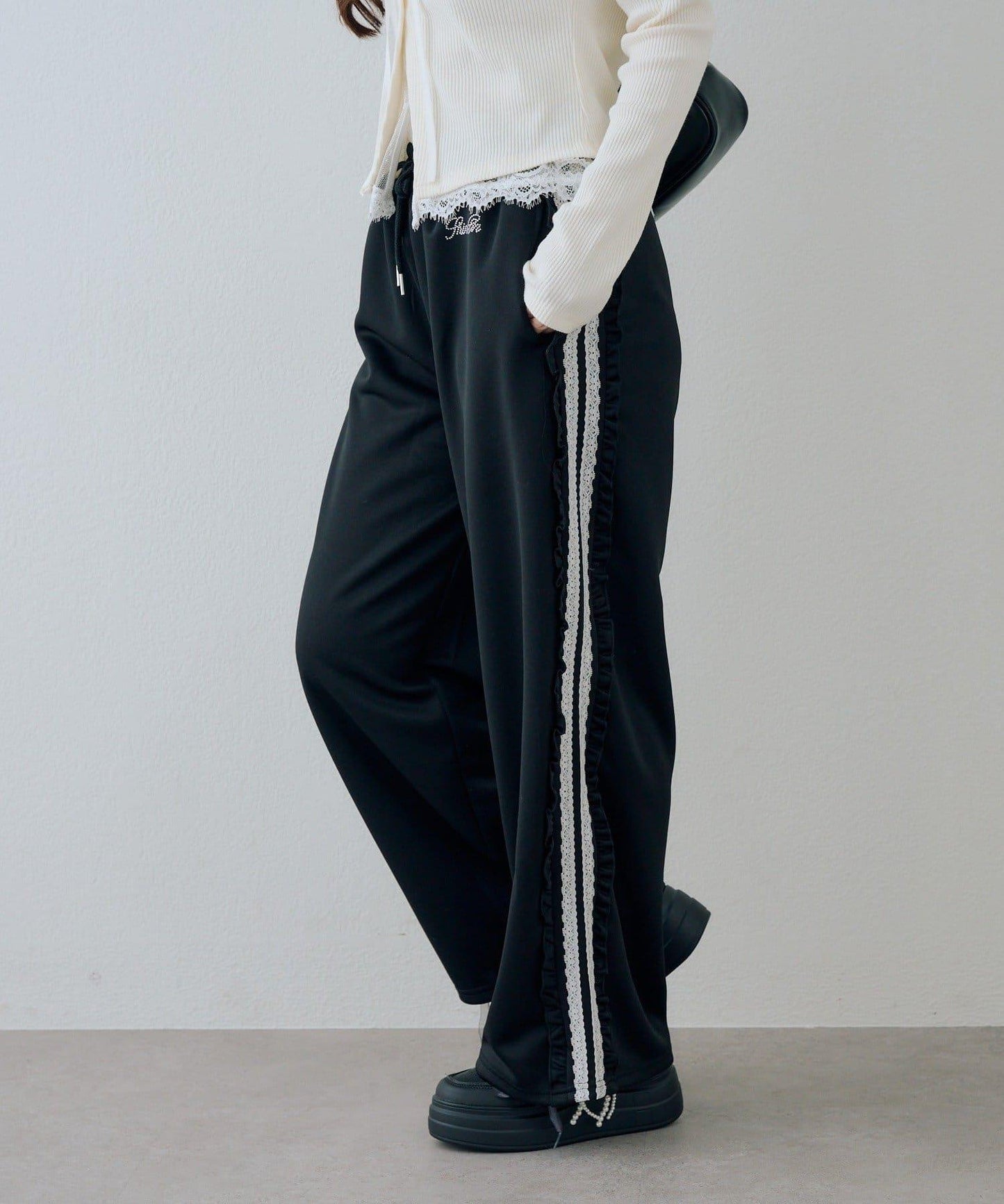 RMAF 成套款 蕾絲設計 運動褲