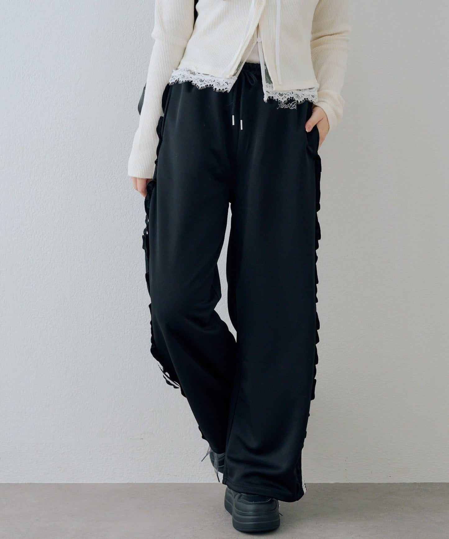 RMAF 成套款 蕾絲設計 運動褲