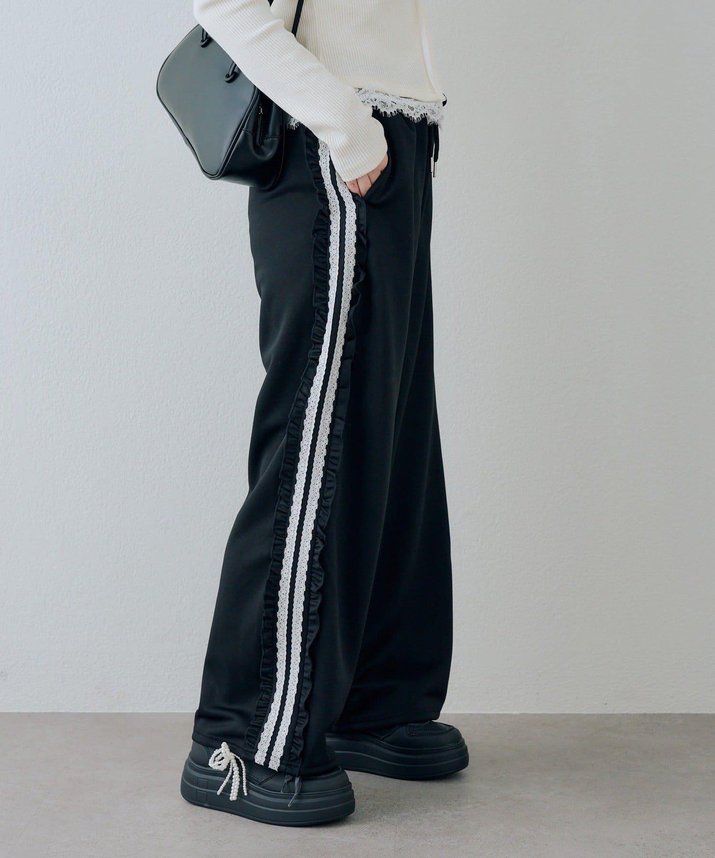 RMAF 成套款 蕾絲設計 運動褲