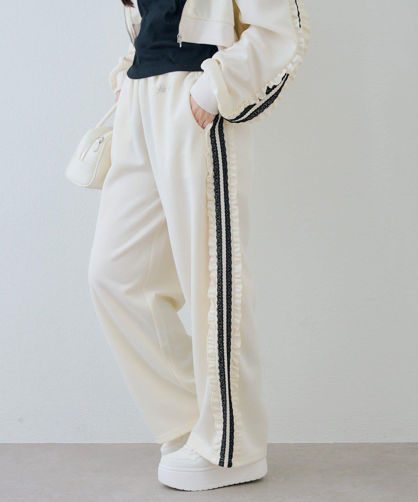 RMAF 成套款 蕾絲設計 運動褲