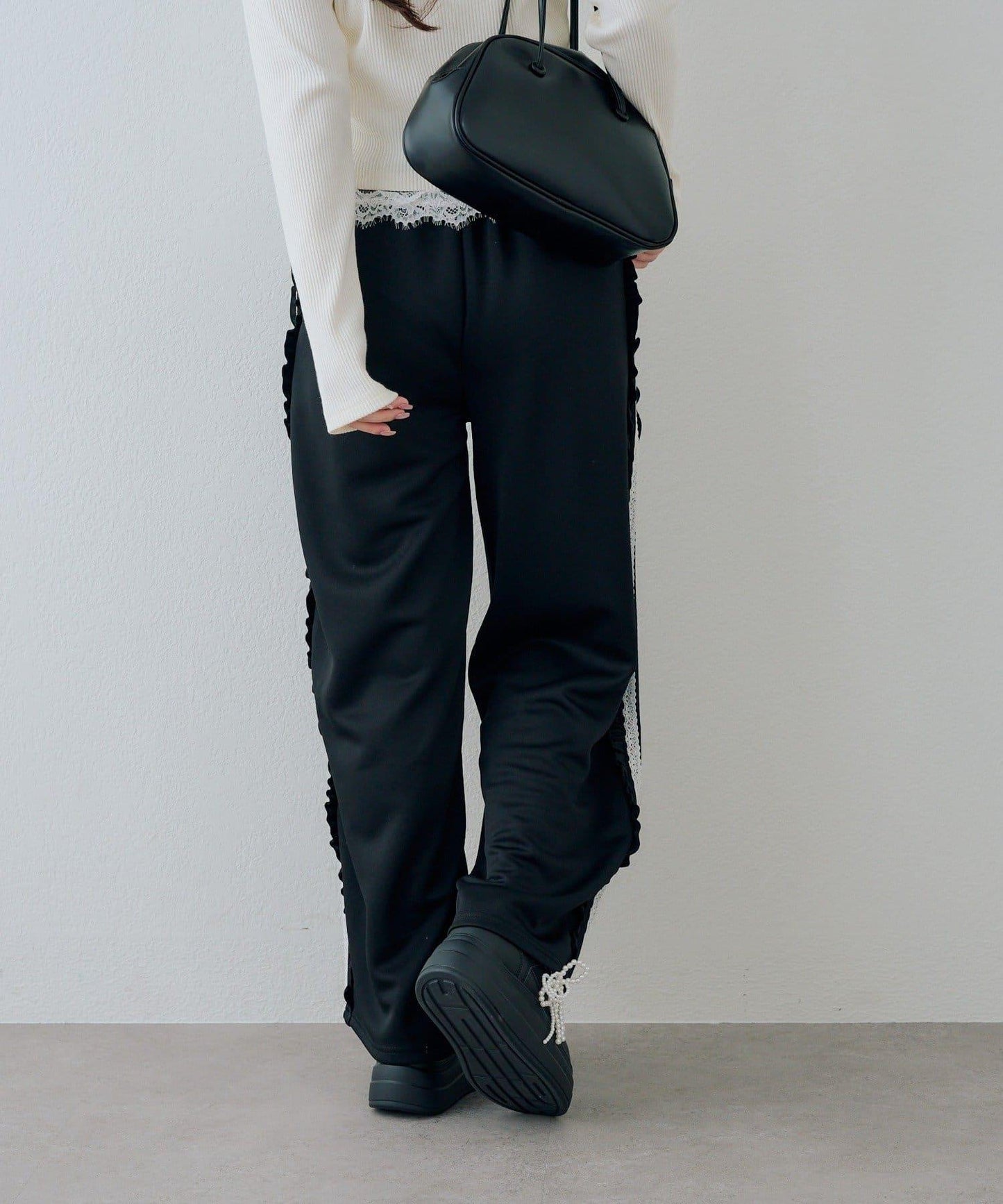 RMAF 成套款 蕾絲設計 運動褲