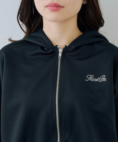 RMAF 成套 運動風蕾絲 連帽衛衣