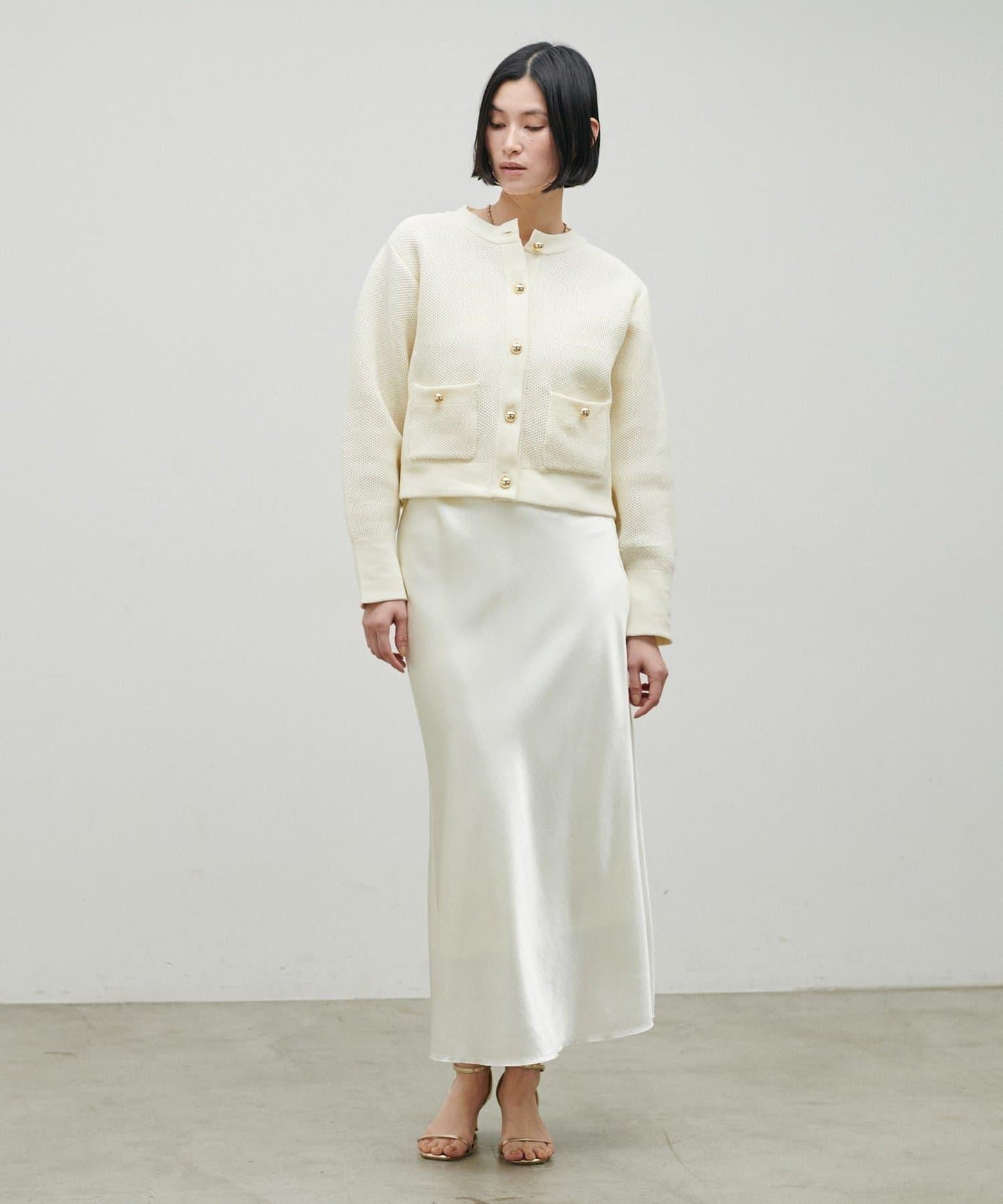 輕盈蜂巢編織針織開衫