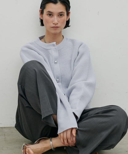 輕盈蜂巢編織針織開衫