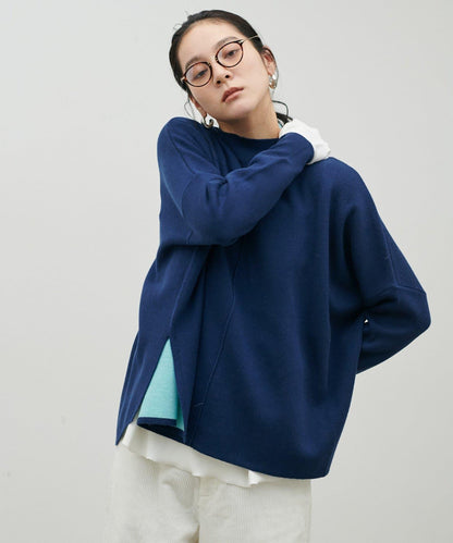 雙面接結 可雙面穿 針織套頭衫