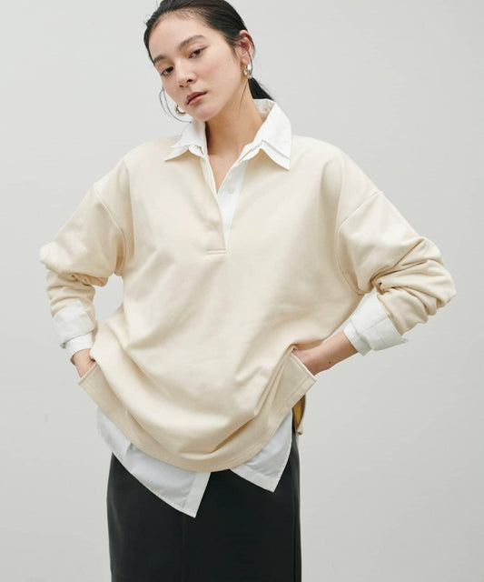 Polo衛衣針織套頭上衣