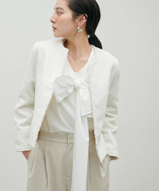 隨機金銀絲花呢夾克