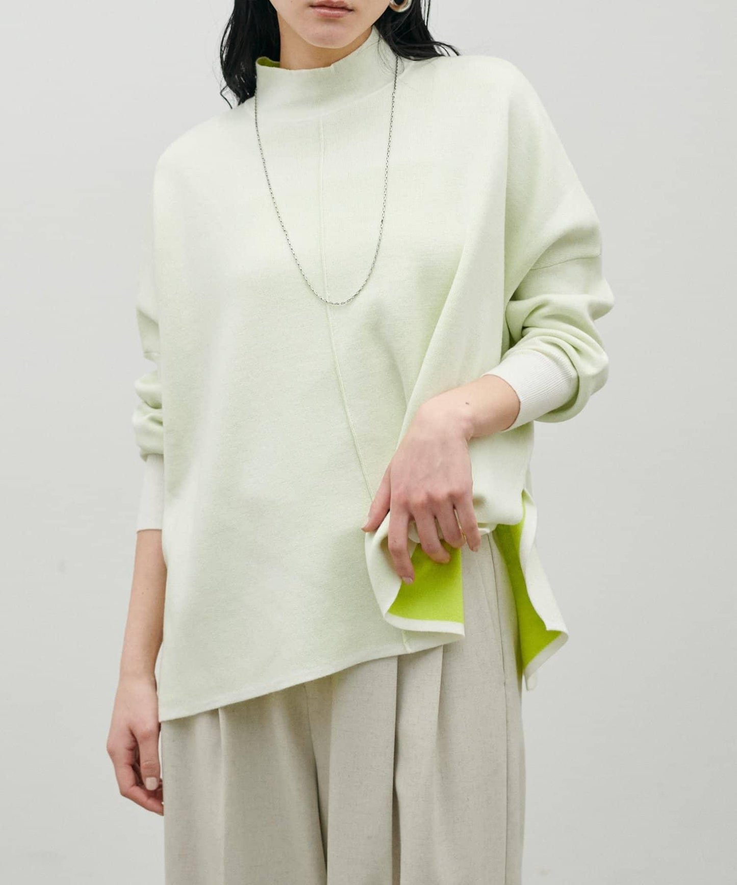 雙面接結 可雙面穿 針織套頭衫