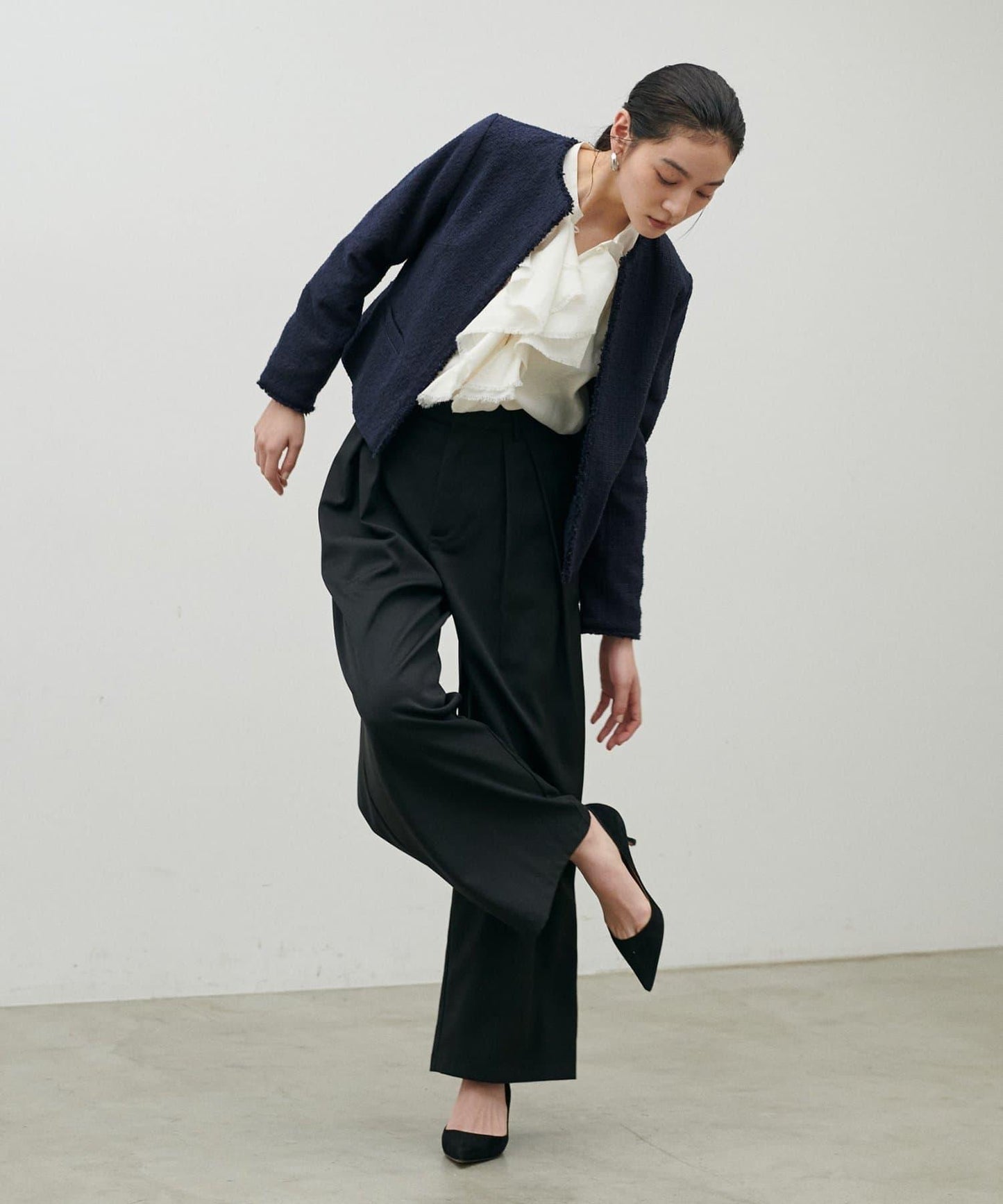 隨機金銀絲花呢夾克