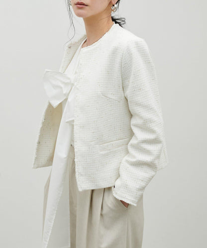 隨機金銀絲花呢夾克