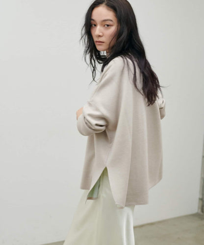雙面接結 可雙面穿 針織套頭衫