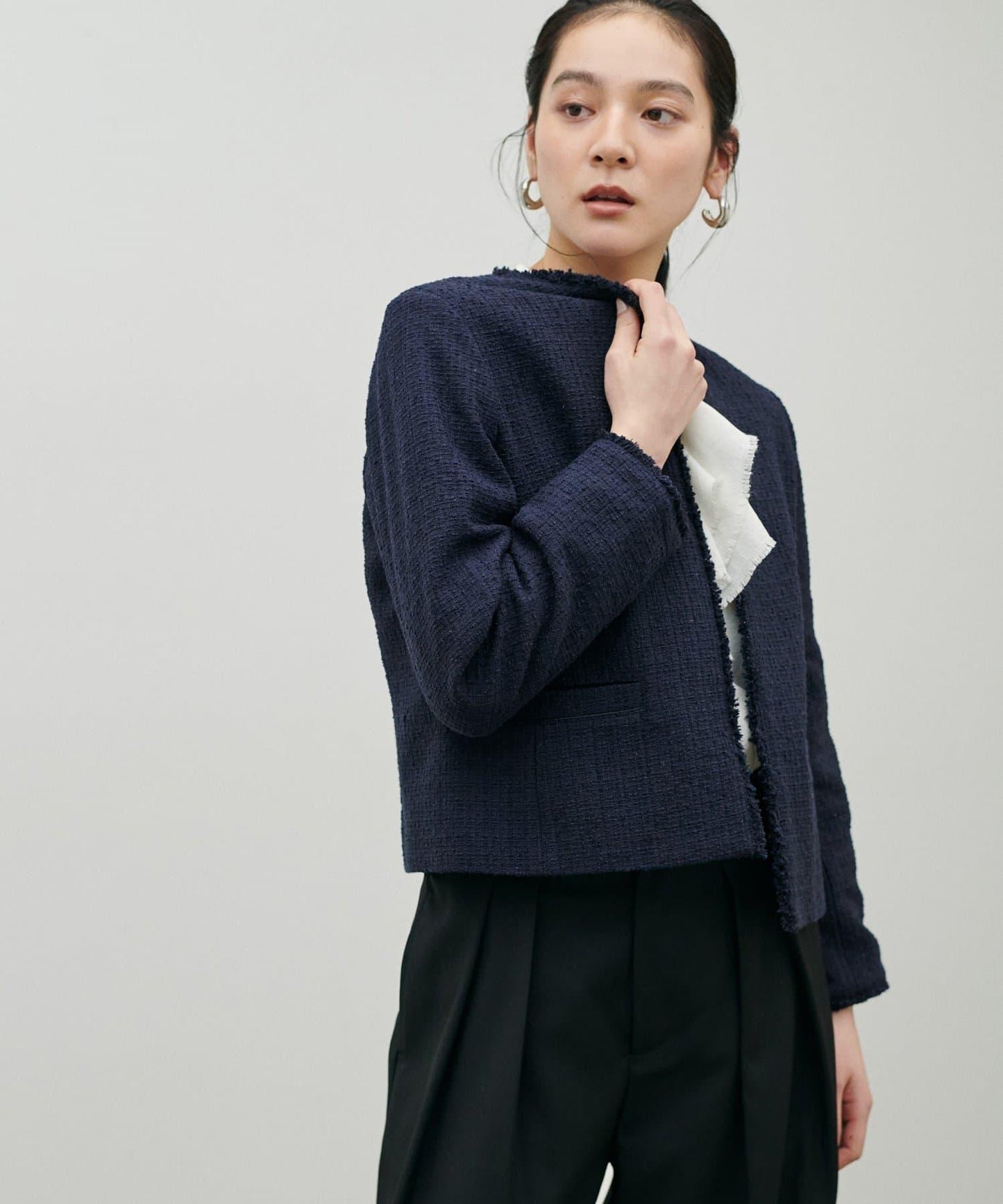 隨機金銀絲花呢夾克