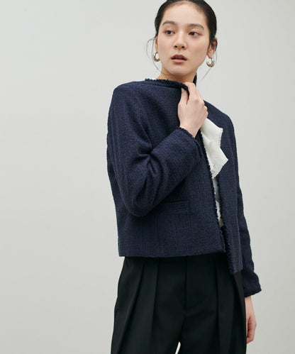 隨機金銀絲花呢夾克