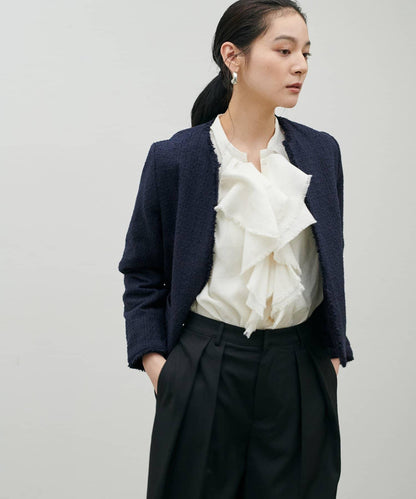 隨機金銀絲花呢夾克