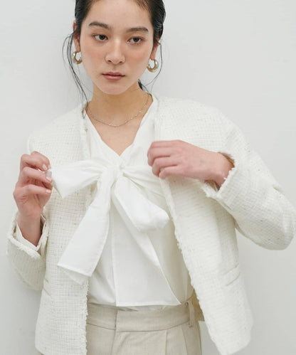 隨機金銀絲花呢夾克