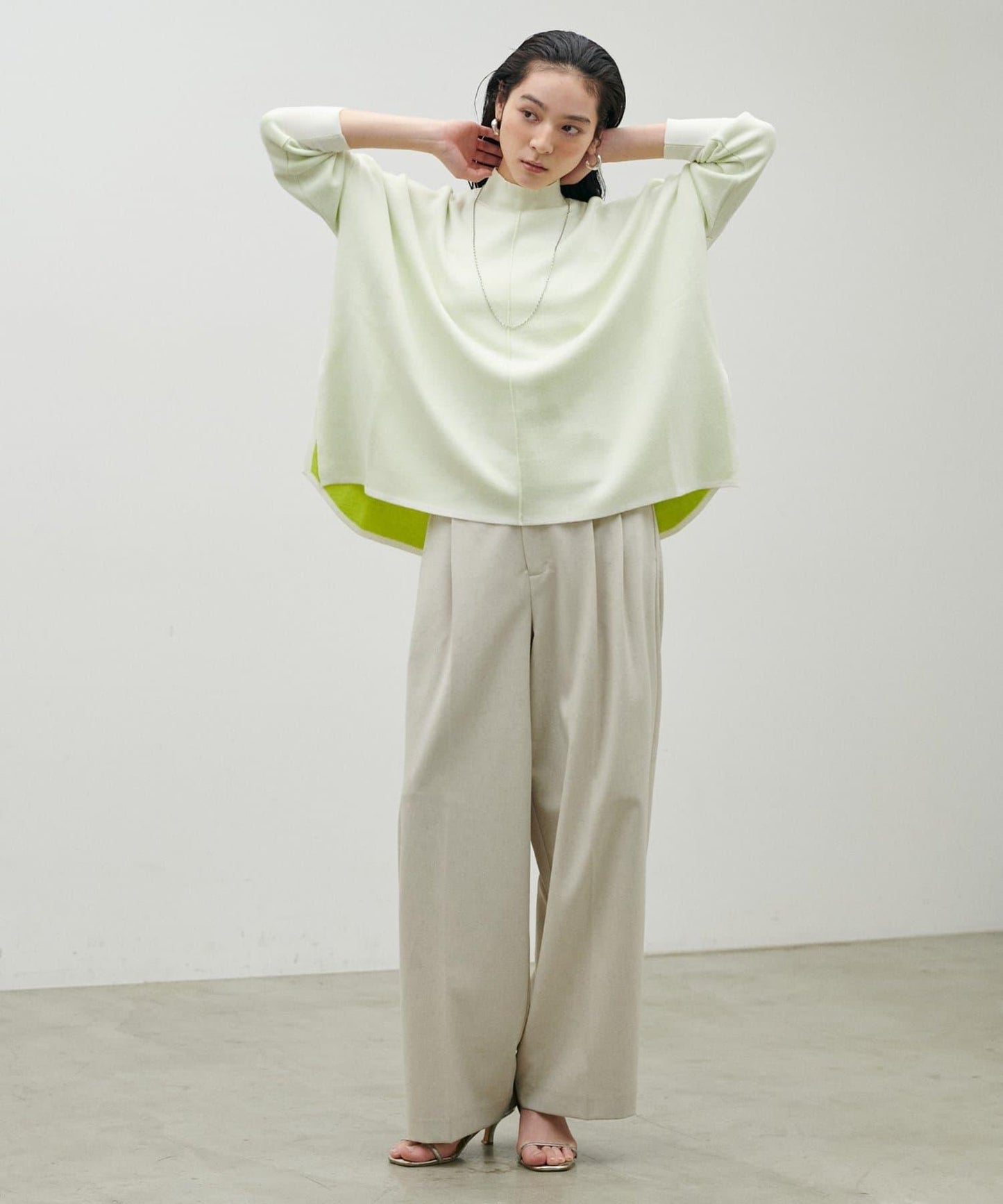 雙面接結 可雙面穿 針織套頭衫