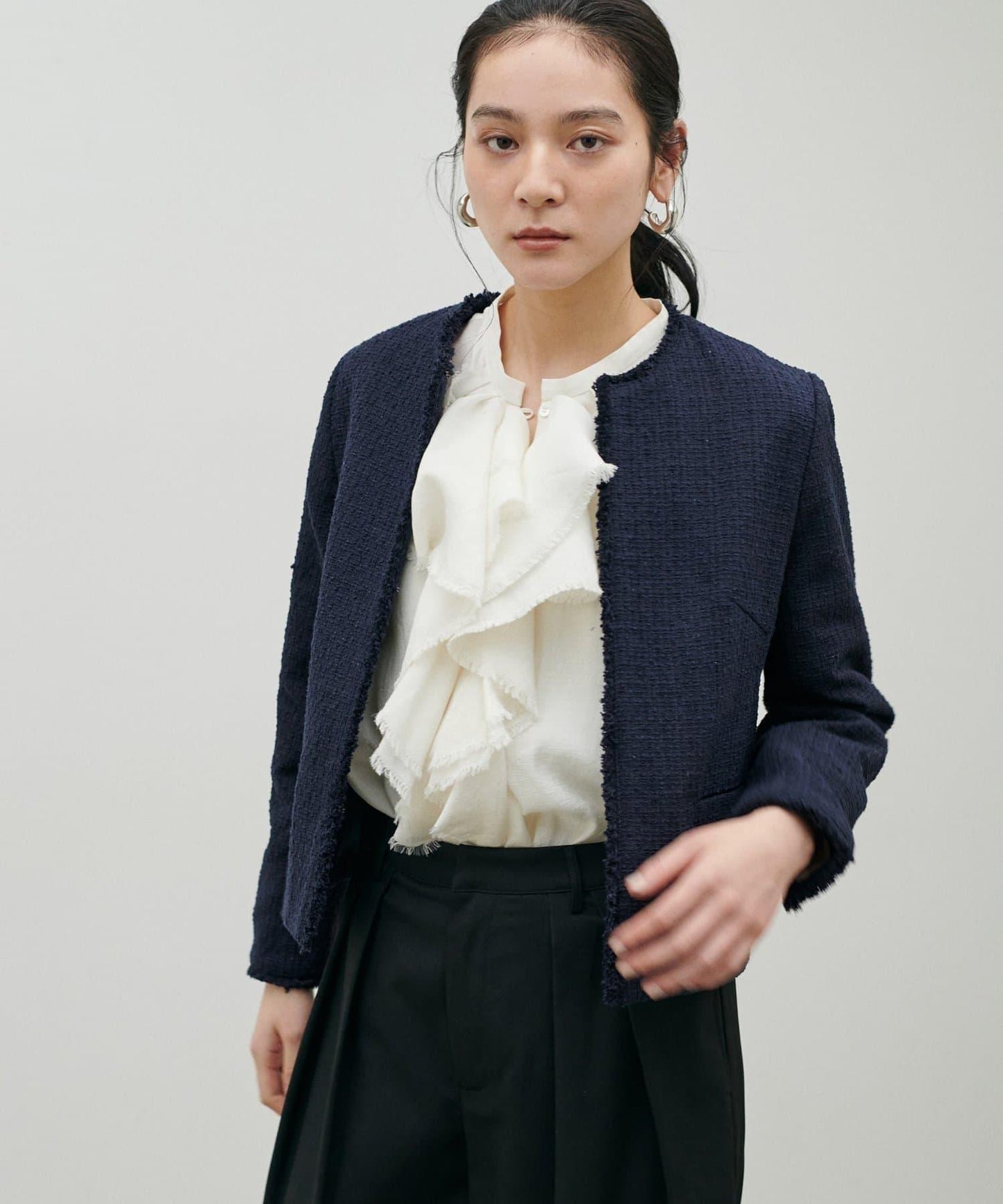 隨機金銀絲花呢夾克