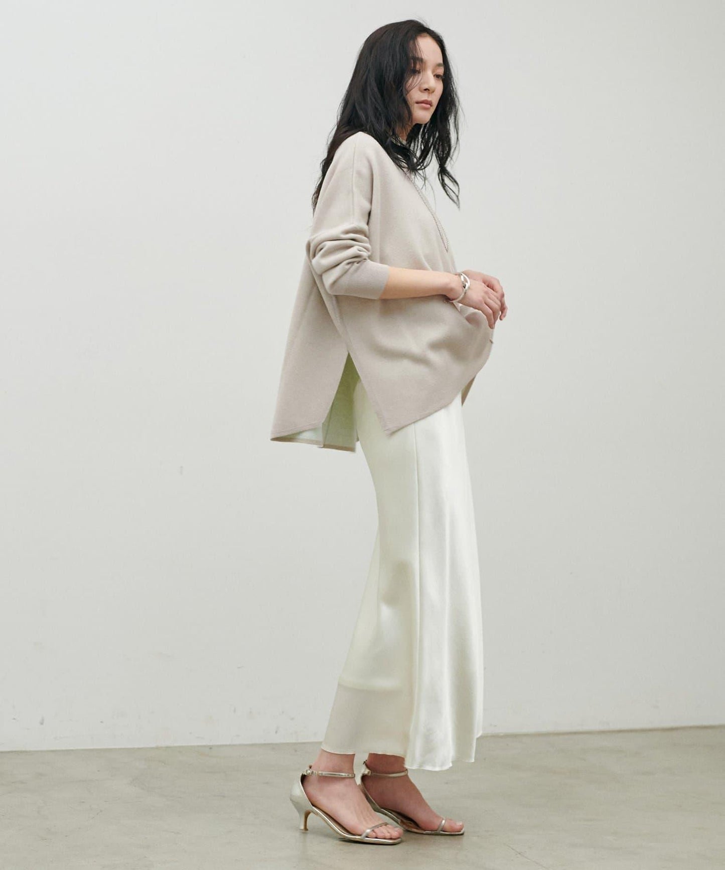 雙面接結 可雙面穿 針織套頭衫