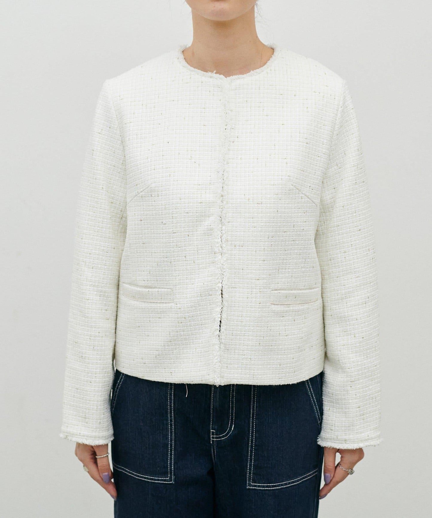 隨機金銀絲花呢夾克