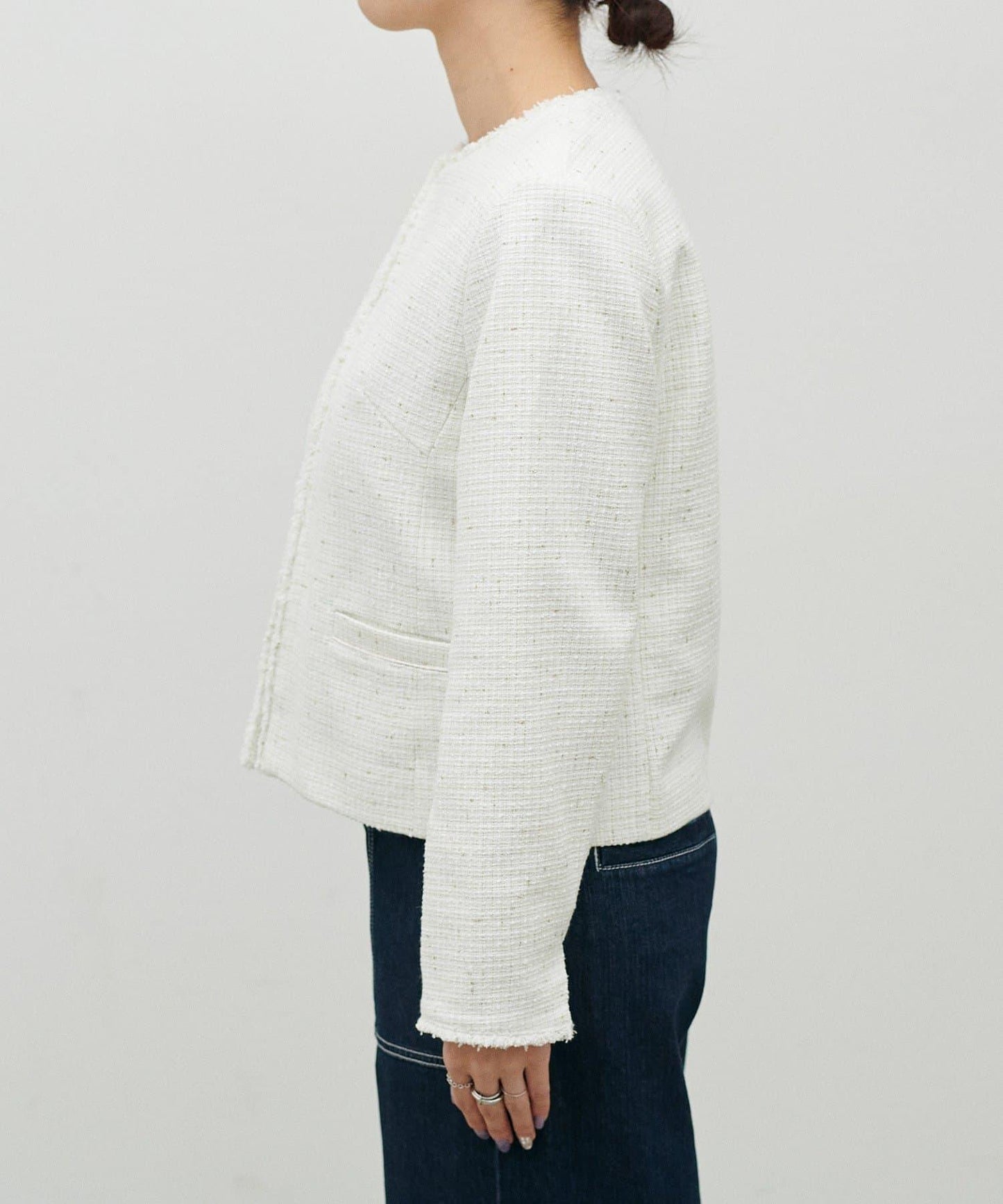 隨機金銀絲花呢夾克