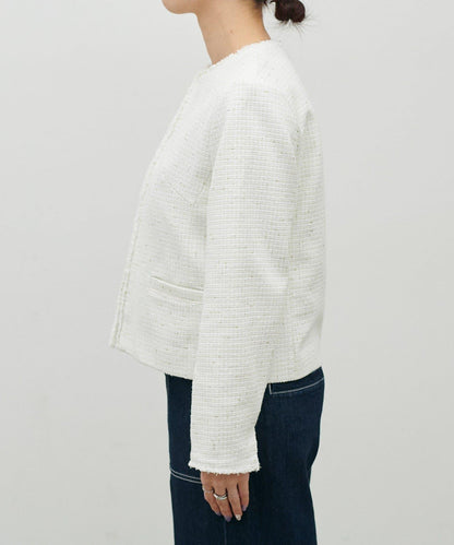 隨機金銀絲花呢夾克