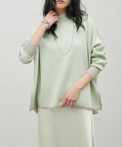 雙面接結 可雙面穿 針織套頭衫