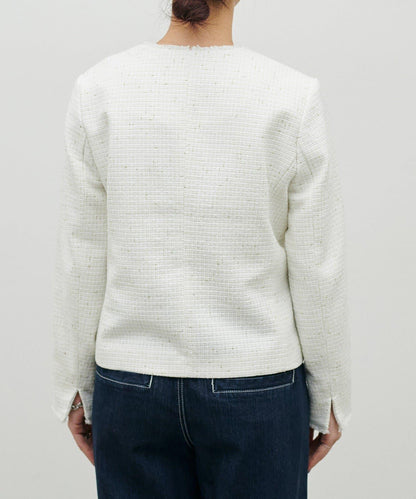 隨機金銀絲花呢夾克