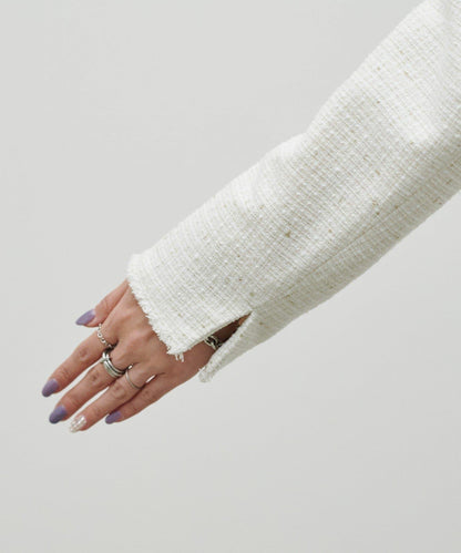 隨機金銀絲花呢夾克