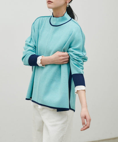 雙面接結 可雙面穿 針織套頭衫