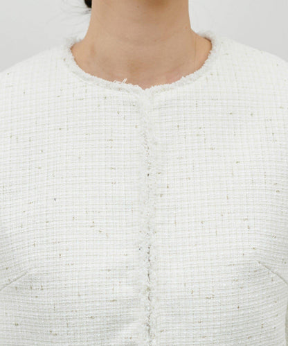 隨機金銀絲花呢夾克