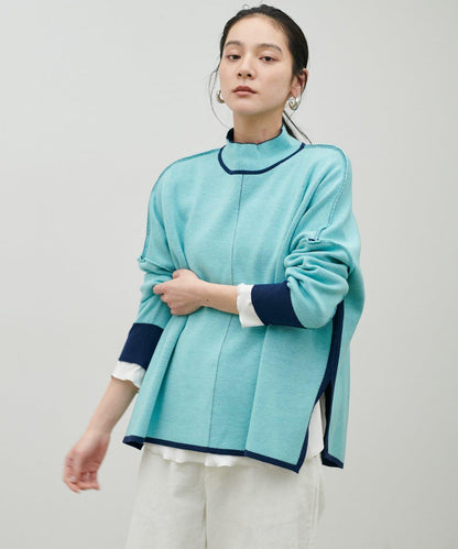 雙面接結 可雙面穿 針織套頭衫