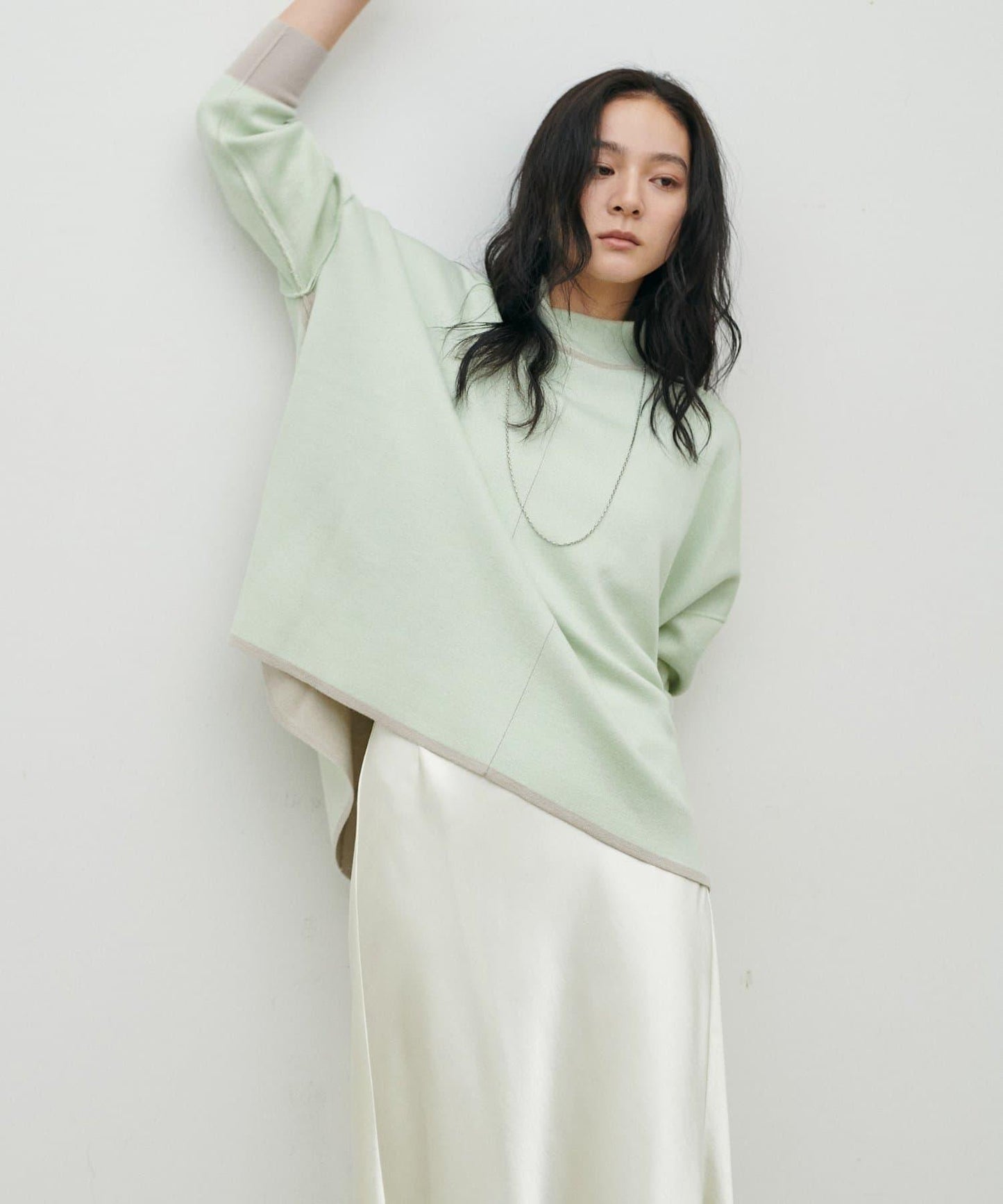 雙面接結 可雙面穿 針織套頭衫