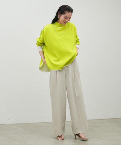 雙面接結 可雙面穿 針織套頭衫