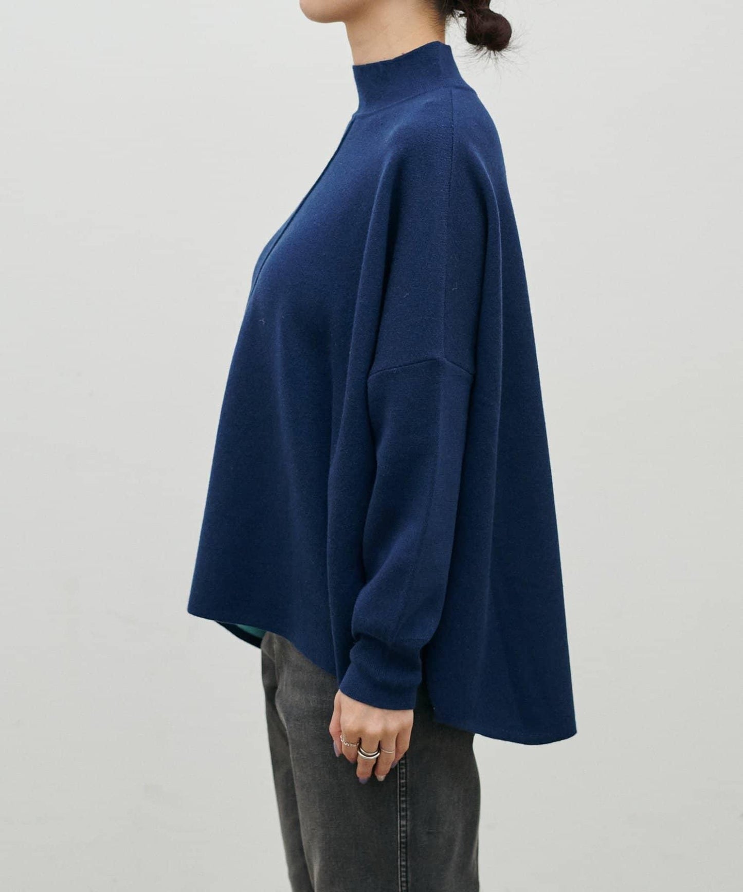 雙面接結 可雙面穿 針織套頭衫