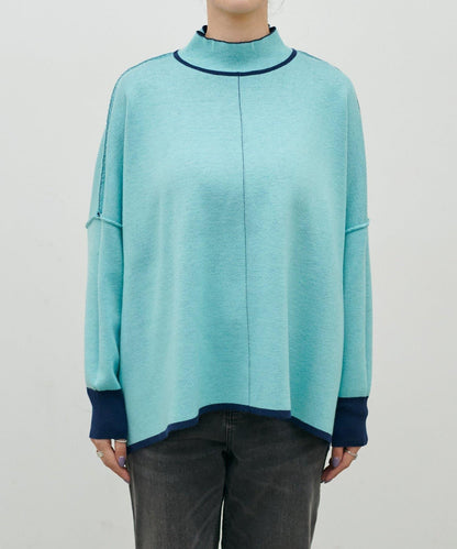 雙面接結 可雙面穿 針織套頭衫