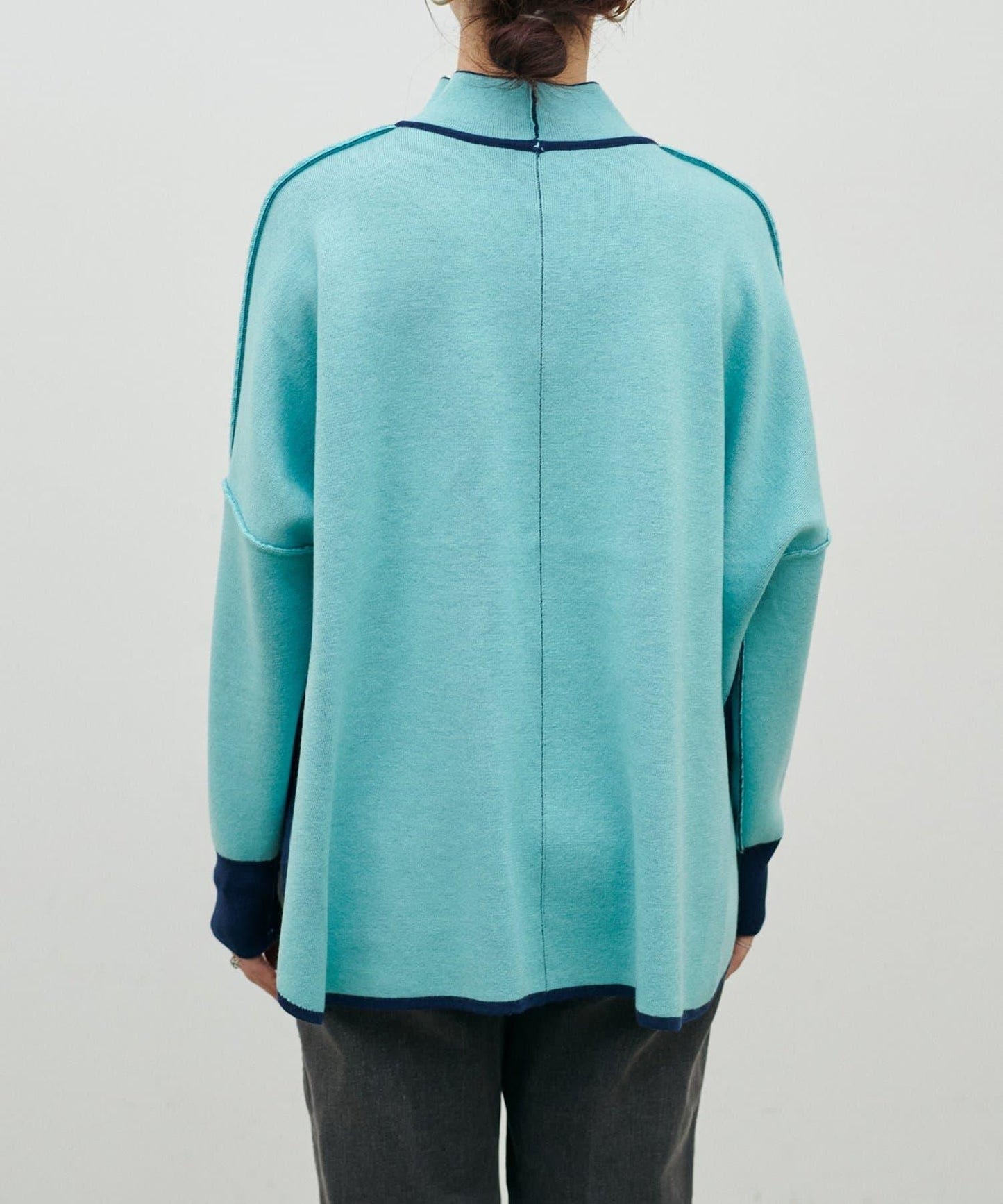 雙面接結 可雙面穿 針織套頭衫